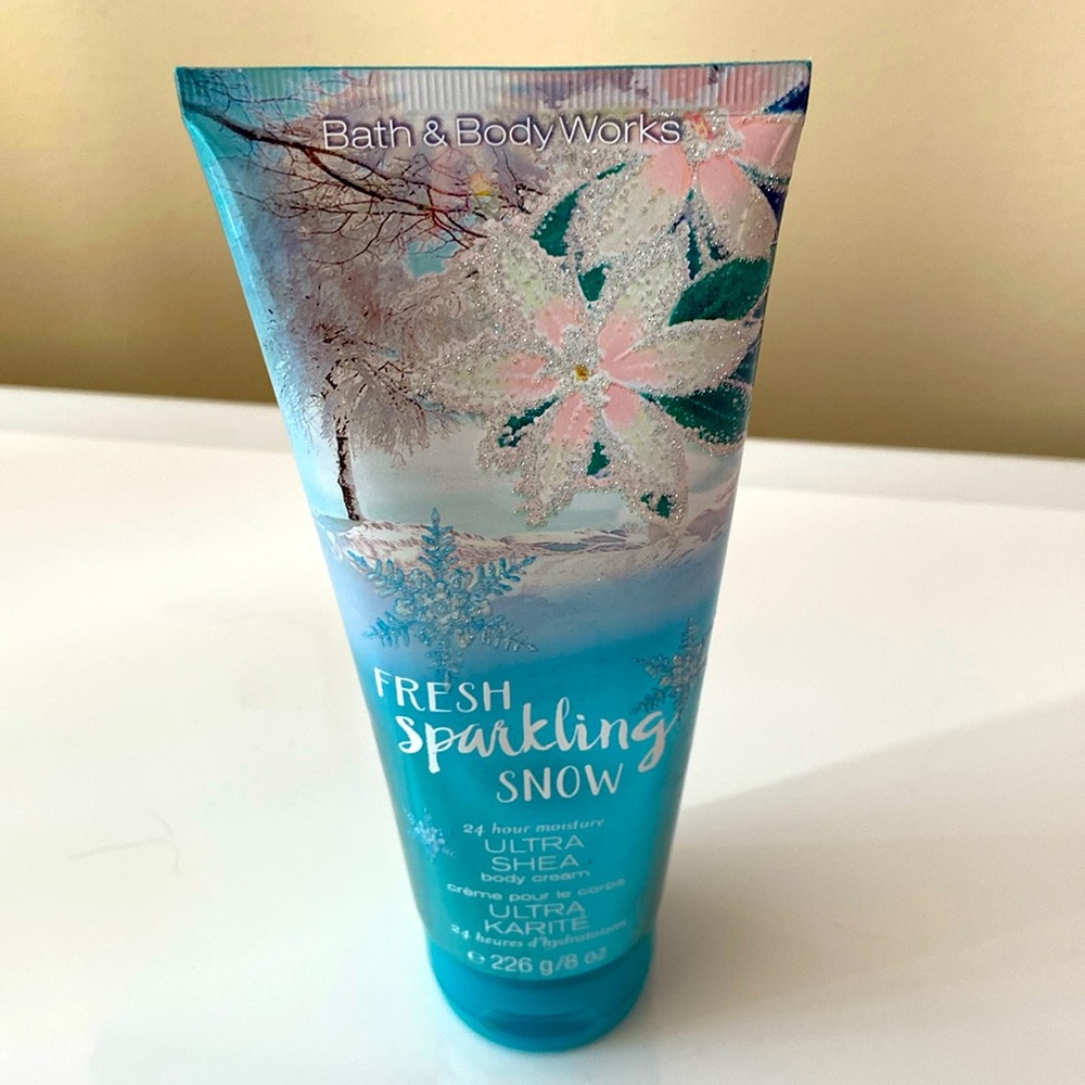Bath & Body Works fresh sparkling snow body lotion